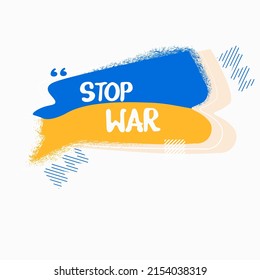stand with Ukraine template banner pray for Ukrainian peace save Ukraine from russia stop war sticker