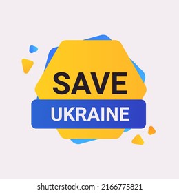 stand with Ukraine template banner pray for Ukrainian peace save Ukraine from russia stop war sticker