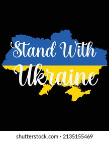 Stand with Ukraine T-shirt Design