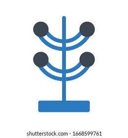 icono de color de glifo de stand vectorial 
