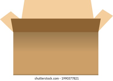 Standard carton packing box for postal service.