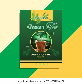 Standard and Clean Tea Packet Design