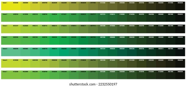 Standard Color Palette with Code