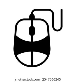 Standard computer mouse used for navigation and digital interaction