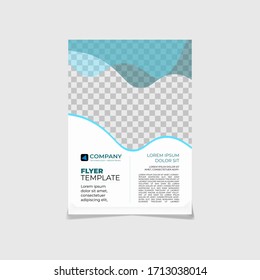 Standard Corporate Flyer Template Editable Vector