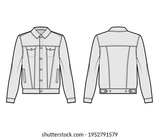 261 Denim jacket mockup Stock Vectors, Images & Vector Art | Shutterstock