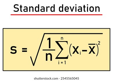 Desvio-padrão - fórmula de cálculo, característica da variabilidade de um conjunto estatístico