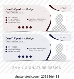 Standard Email Signature Design Template
