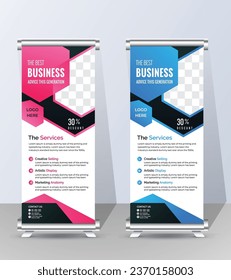 
Standard or Extended
Business Roll Up Banner stand. Presentation concept. Abstract modern design.