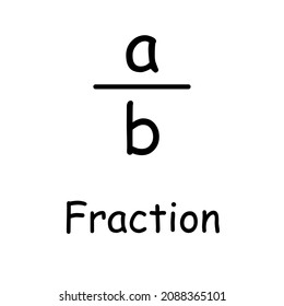Standard form of fraction in mathematics