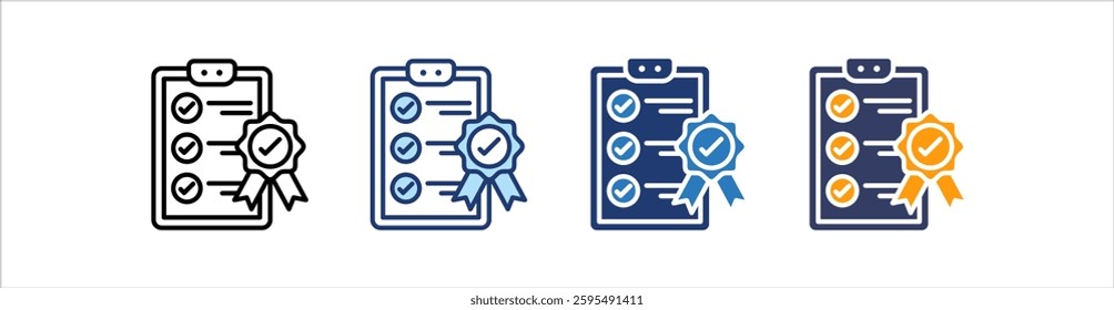 Standard Icon Set Multiple Style Collection