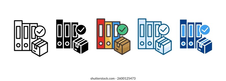 Standard Icon Set Multiple Style Collection