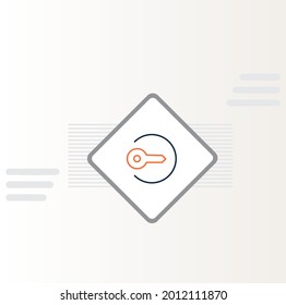 Standard Login Icon Vector Design