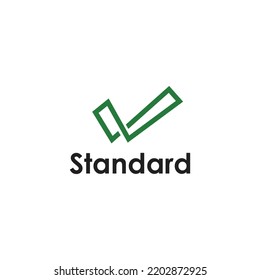 Standard Logo Simple Templates Icon