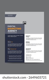 standard manual agency flyer design
