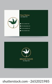 Design de cartão de visita mínimo padrão