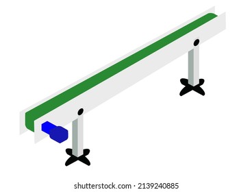 Standard Model Conveyor With Green PVC Belt