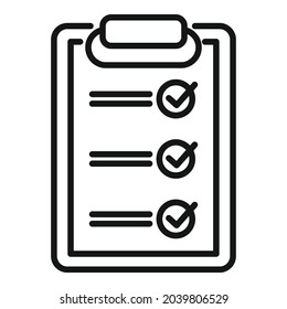 Standard policy icon outline vector. Quality compliance. Regulatory iso