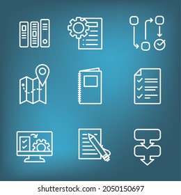 Standard Procedures for Operating a Business - Manual, Steps, and Implementation including outline icon sop