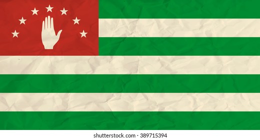 Standard Proportions and Color for Abkhazia Official Flag