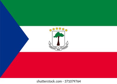 Standard Proportions and Color for Equatorial Guinea Flag