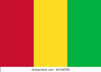 Standard Proportions and Color for Guinea Flag