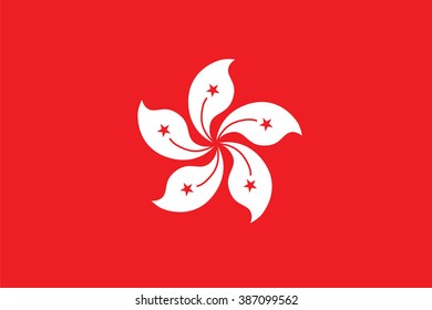 Standard Proportions and Color for Hong Kong Official Flag