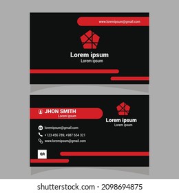 Plantilla de tarjeta de visita de estilo estándar