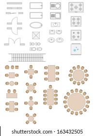 Standard Symbols Used In Architecture Plans Icons Set