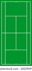 Standard Tennis Court