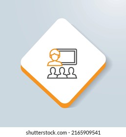 standard training modules icon vector design