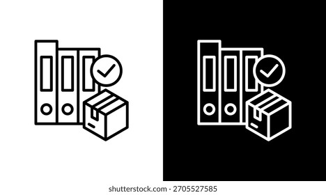 Design de conjunto de ícones brancos padrão