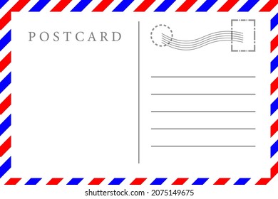 The Standard White Postcard Template