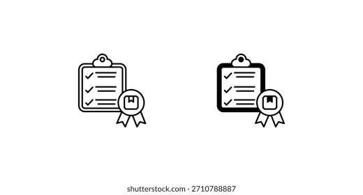 Ícone de conjunto de padronização com ilustração de estoque de vetor de fundo branco