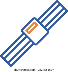 Standardized Industrial Linear Guide Rail Vector Illustration for Mechanical Engineering and CNC Machinery Components