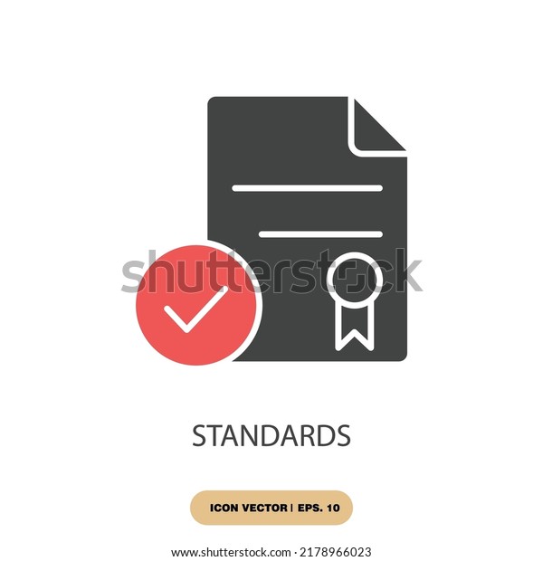 Standards Icons Symbol Vector Elements Infographic Stock Vector ...