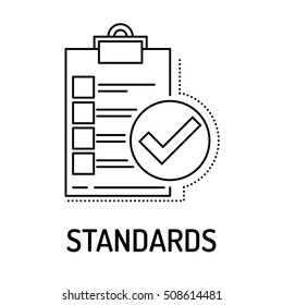 STANDARDS Line Icon