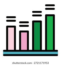 Ícone de valor padrão. Ícone de vetor de valor de padrões de estrutura de tópicos para design da Web isolado em plano de fundo branco