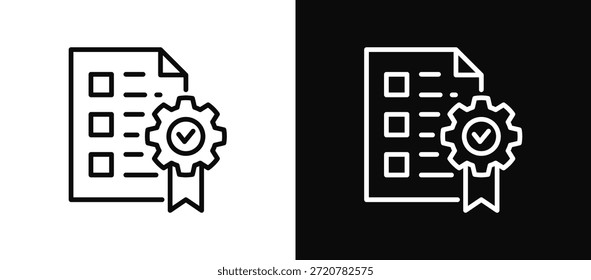 Conjunto de iconos estandarizados en blanco y negro