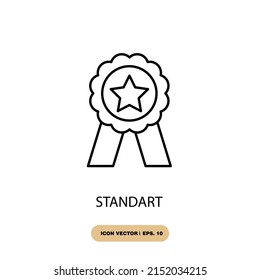 standart icons  symbol vector elements for infographic web