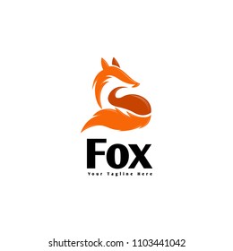 standby fox ready for looking logo