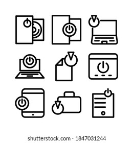 standby icon or logo isolated sign symbol vector illustration - Collection of high quality black style vector icons
