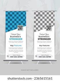 Plantilla de diseño de banners para Roll up de Standee,