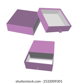 Stander Rigid Box template with 3D, vector file