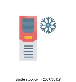 standing air conditioner vector flat icon style illustration. EPS 10 File symbol