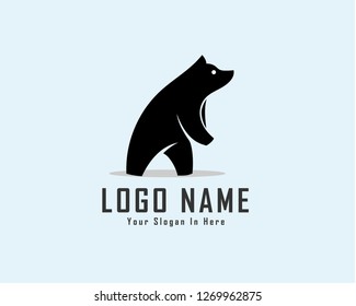 Standing bear logo design inspiration