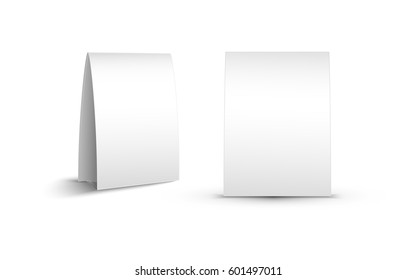 standing blank calendar set isolated on white background vector mockup illustration