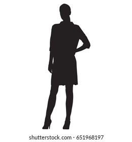 157,525 Woman standing silhouette Images, Stock Photos & Vectors ...