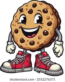 Uma ilustração vetorial de cookies permanentes