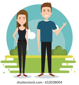Standing couple design